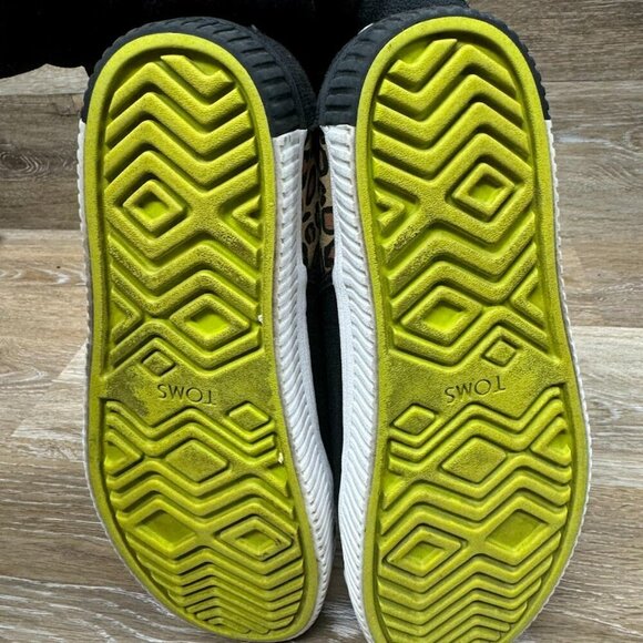 Toms Cordones Indio Leopard Canvas Platform Sneaker Women's Size 8 - Picture 4 of 6